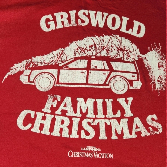 Ripple Junction Tops - Red Griswold Family Christmas Graphic T-Shirt Torrid Sz 3x